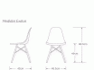 Cadeira Charles Eames Wood Base Madeira - Design - Pp-638 - Inovartte - Cor Amarela Cadeira Charles Eames Wood Base Madeira - Design - Pp-638 - Inovartte - Cor Amarela